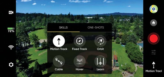 Skydio 2 Plus autonomous drone follow me mode accuracy test